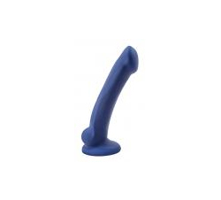 Ergo Mini Dual Density Silicone Dildo Indigo Blue